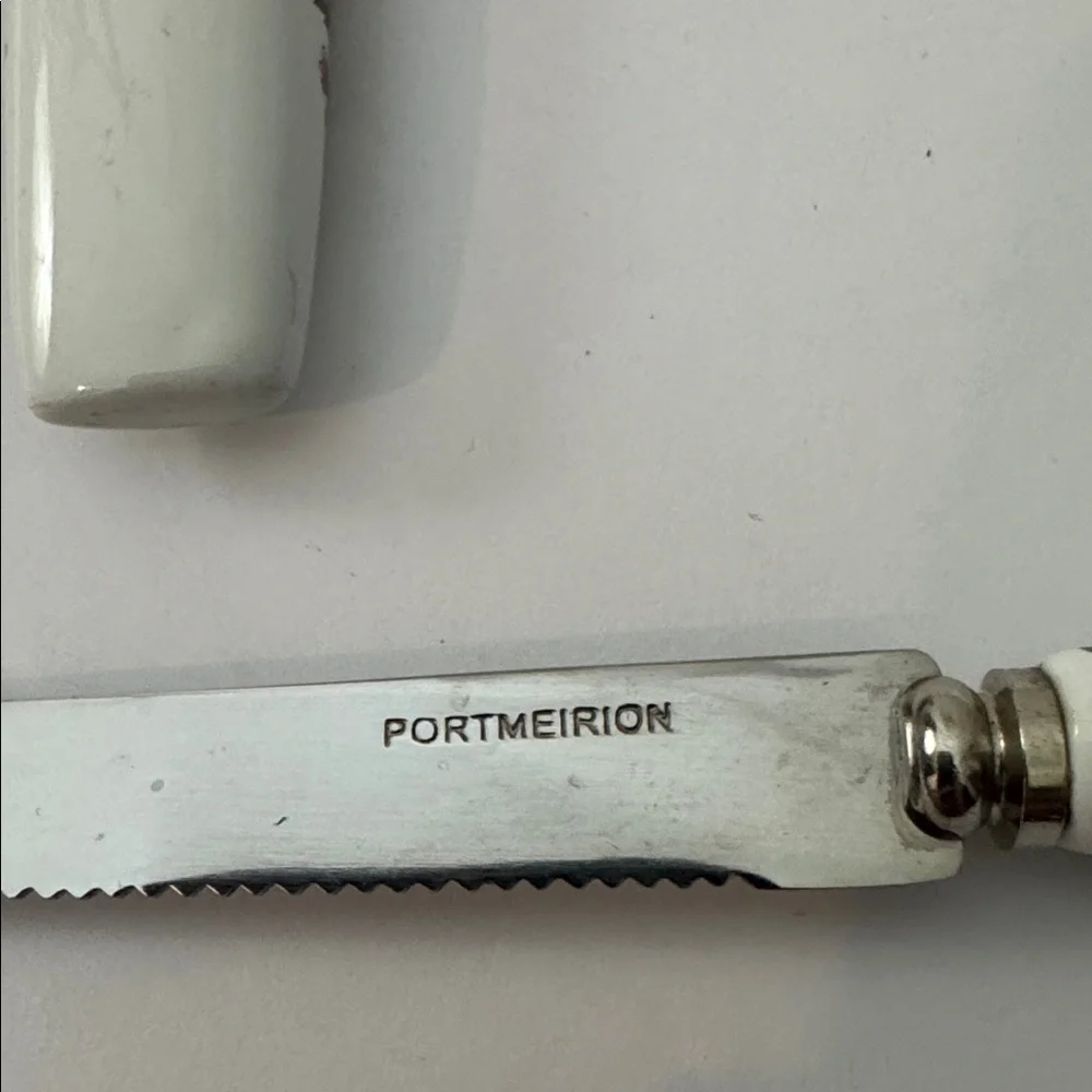 Portmeirion Botanical Garden Floral Kitchen Utensil Set & 1 Aynsley Cake Knife